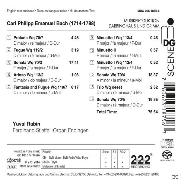 Yuval Rabin - Orgelwerke  - (SACD Hybrid)