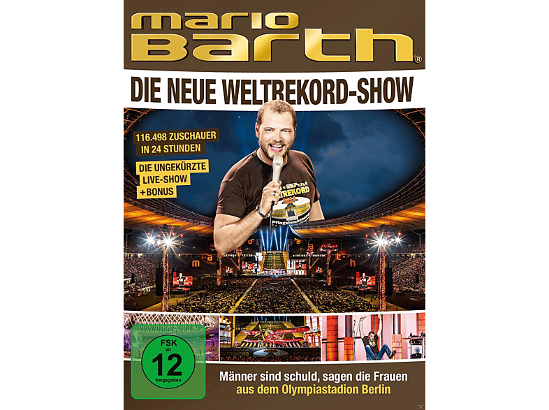 Mario Barth - Weltrekord-Show: Männer Sind Schuld, Sagen Die Frauen - (DVD) (FSK: 12)