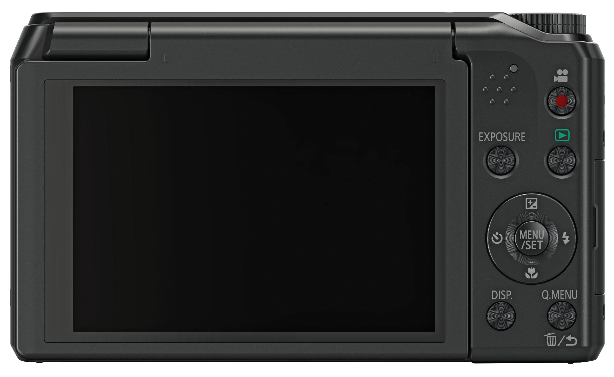 Cámara - Panasonic Lumix DMC-TZ55 Negra, 16Mp, WiFi, Full HD