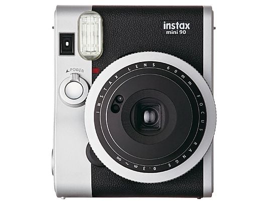 FUJIFILM Instax Mini 90 NEO CLASSIC - Macchina foto istantanea - obiettivo: 60 mm - nero/argento - Fotocamera istantanea Nero
