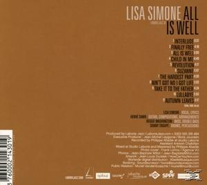 Lisa Simone - All Is Well  - (CD)