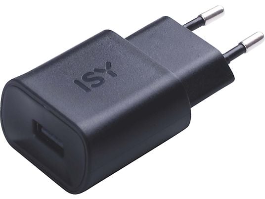ISY IWC-2100 WALL CHARGER 1.2A - USB Wall Charger (Schwarz)