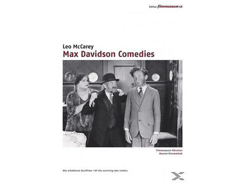 MAX DAVIDSON COMEDIES - 58 FILMMUSEUM DVD EDITION