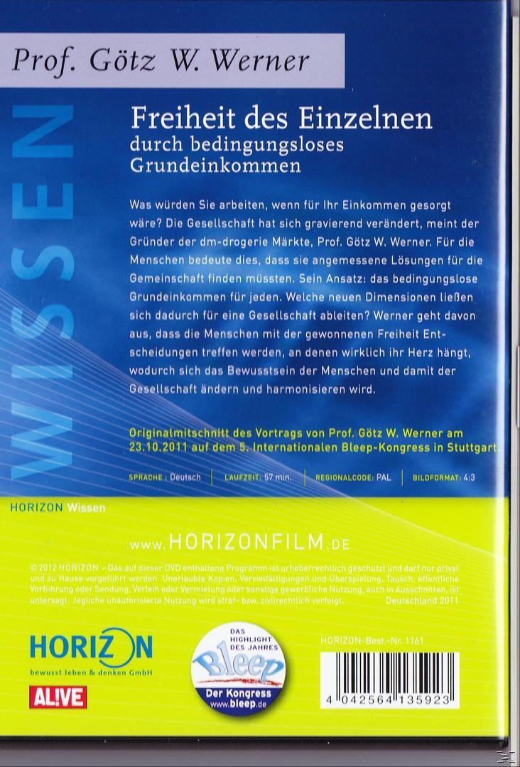 FREIHEIT DES EINZELNEN DURCH BEDINGUNGSLOSES GRUND DVD