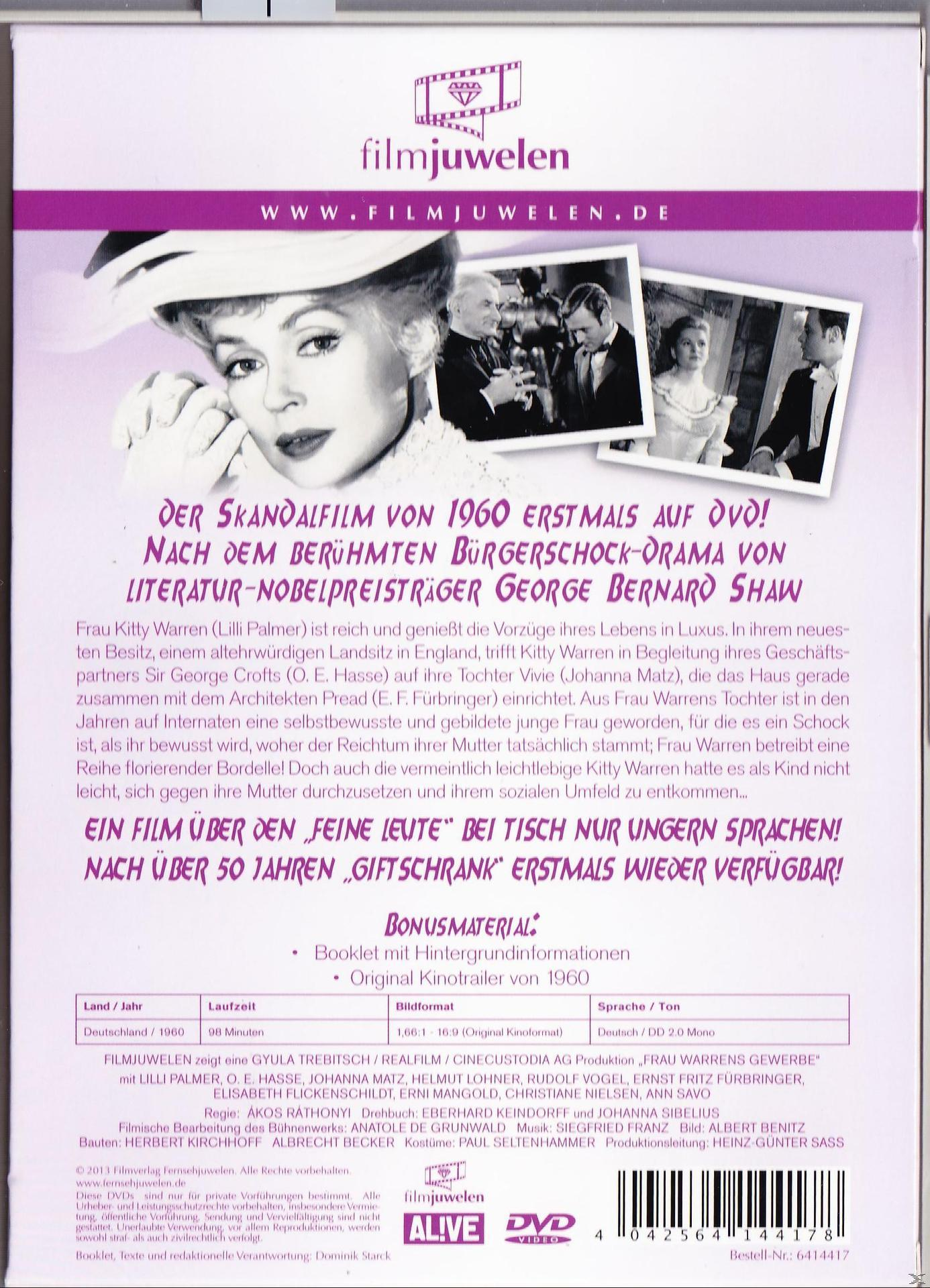 FRAU WARRENS GEWERBE (FILMJUWELEN) DVD