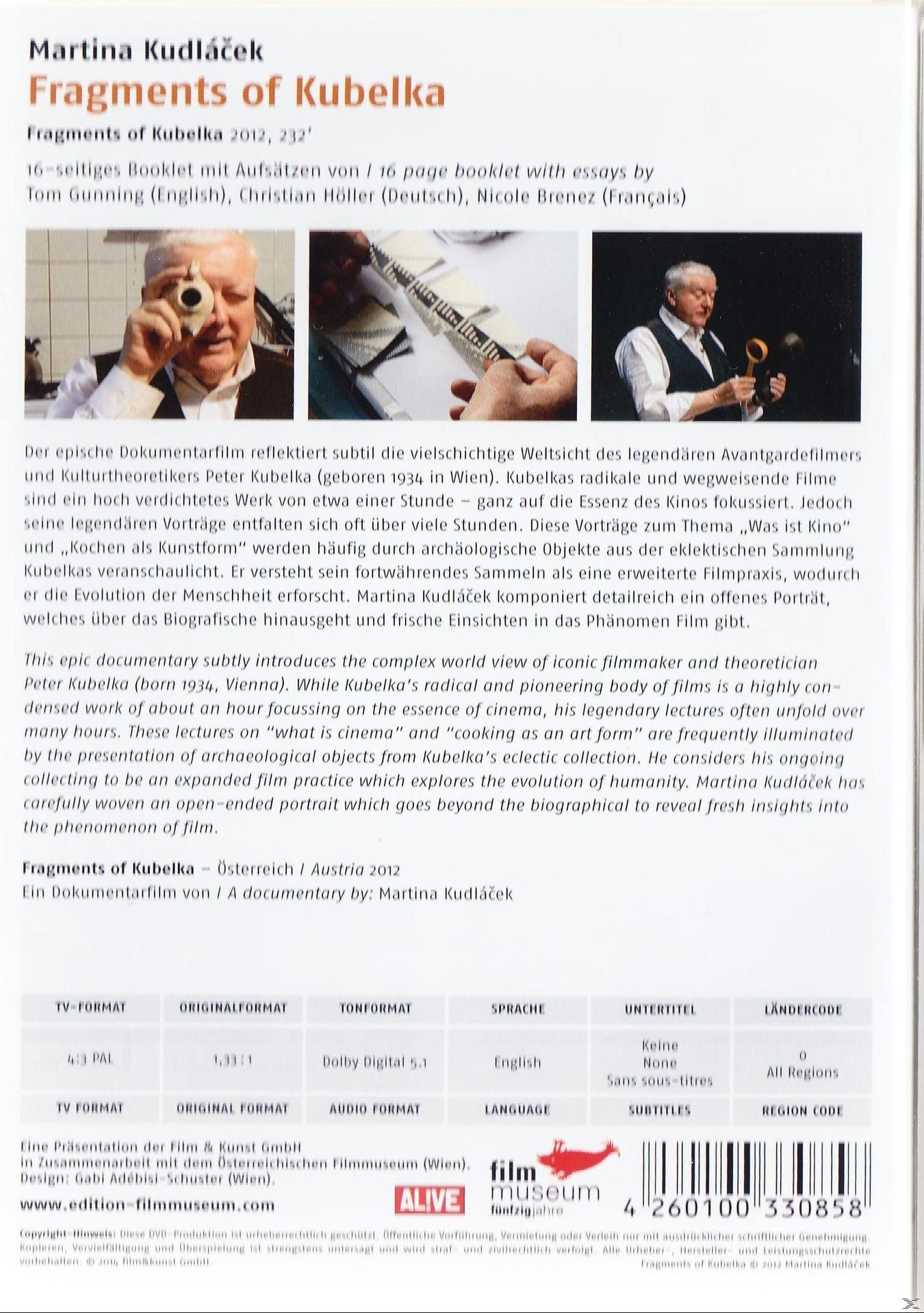 FRAGMENTS OF KUBELKA DVD