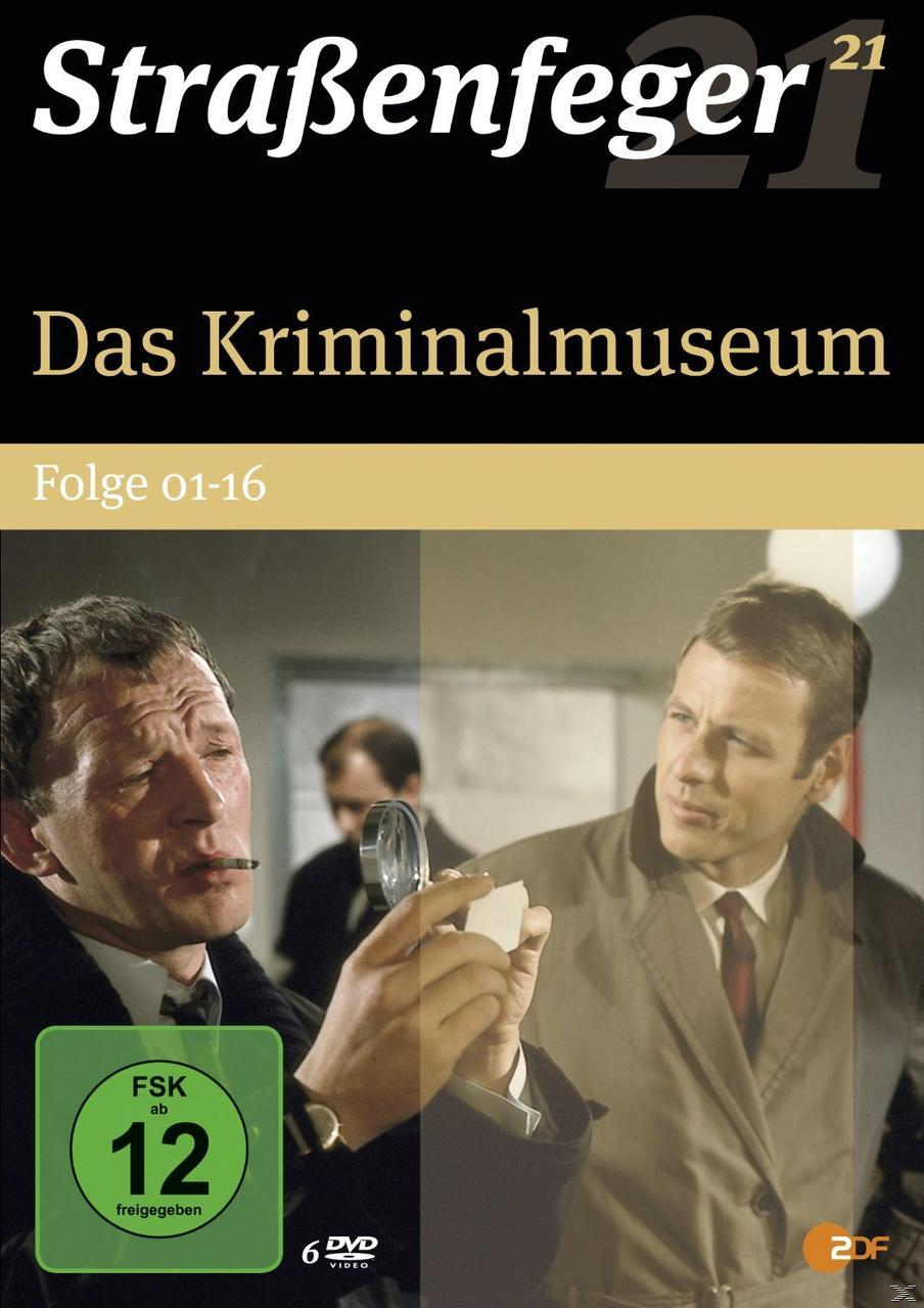 DVD-Cover mit zwei Männern, die eine Lupe halten, Titel 'Straßenfeger 21'.