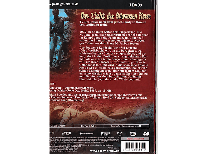 Thumbnail - DAS LICHT DER SCHWARZEN KERZE DVD