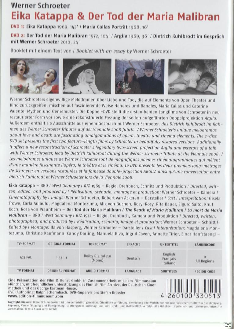 DVD-Cover mit Text in verschiedenen Sprachen und Bildern von Personen. Broschüre mit Aufsatz.