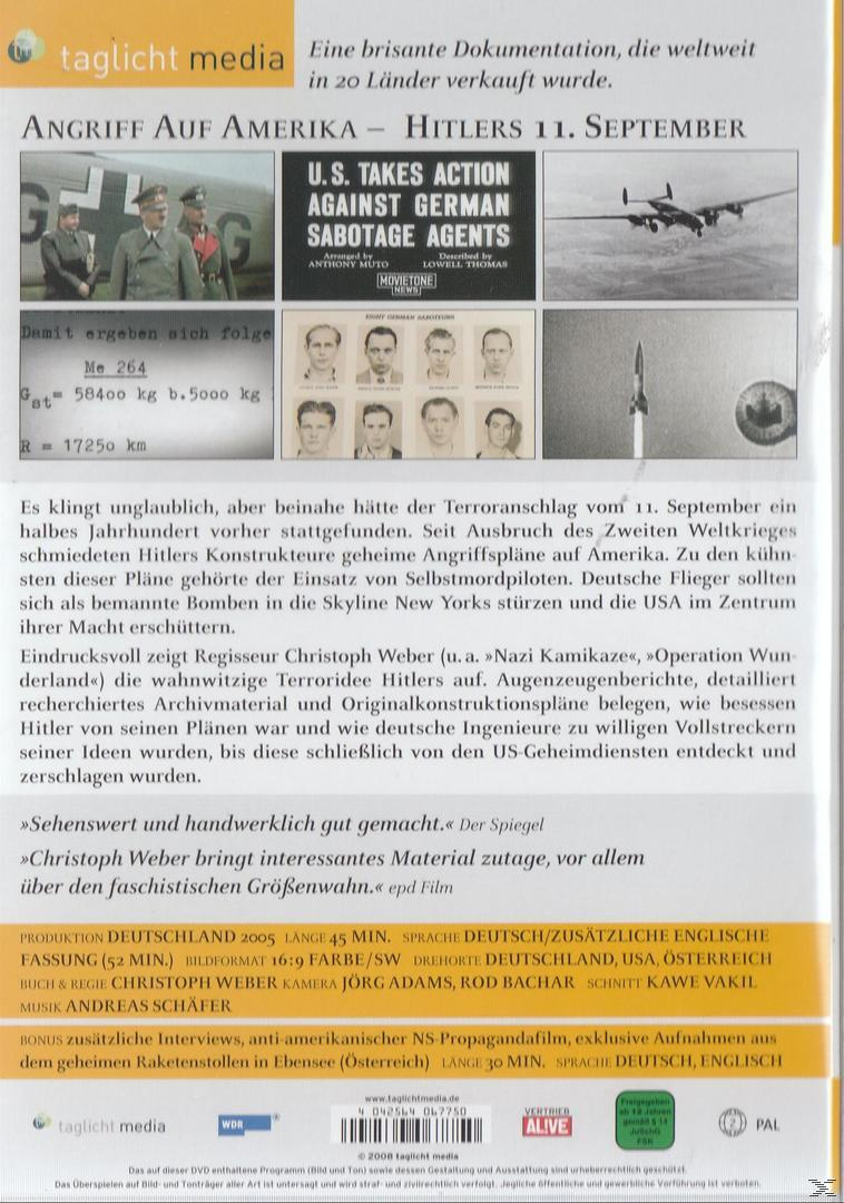 ANGRIFF AUF AMERIKA - HITLERS 11. SEPTEMBER DVD