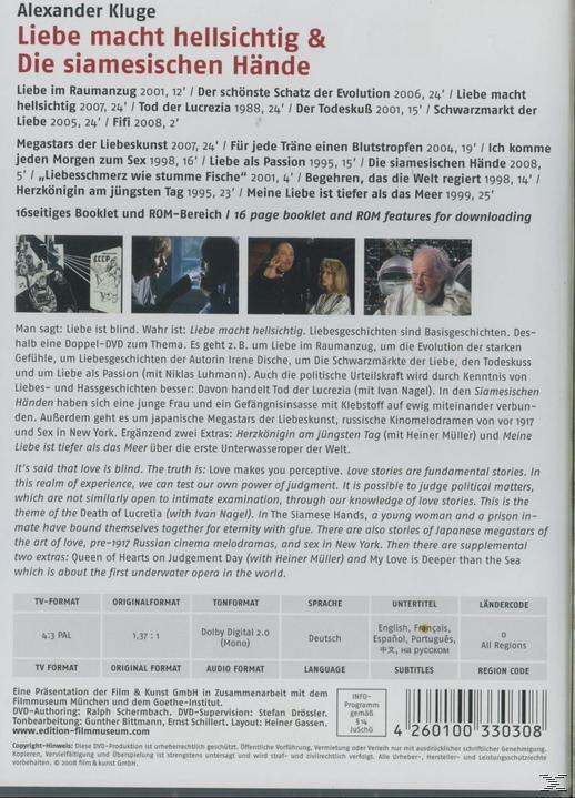 LIEBE MACHT HELLSICHTIG & DIE SIAMESISCHEN HÄNDE DVD