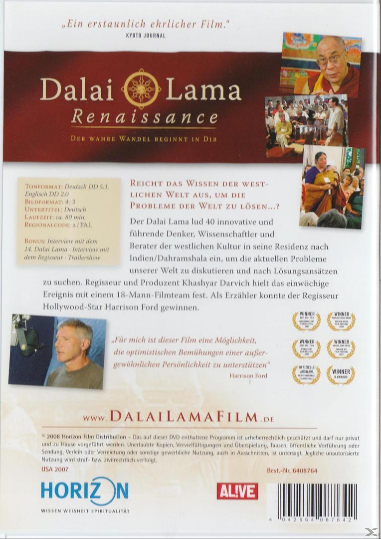 DALAI LAMA DVD RENAISSANCE