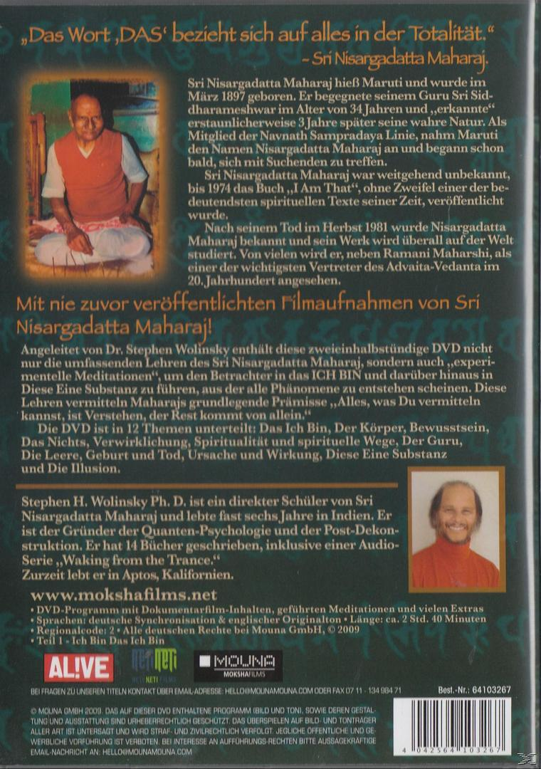 ICH BIN DAS ICH BIN DVD
