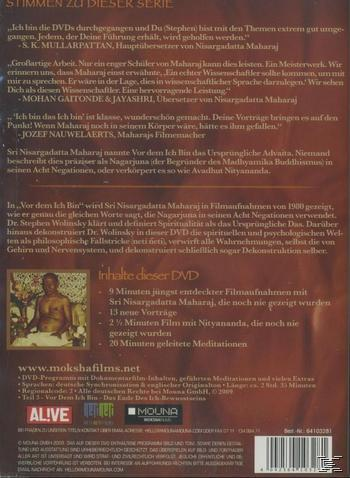 VOR DEM ICH BIN - DAS ENDE DES ICH - BEWUSSTSEIN DVD