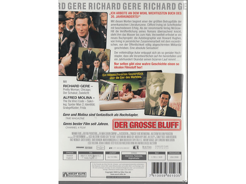 Thumbnail - DER GROSSE BLUFF - DAS HOWARD HUGHES KOMPLOTT DVD
