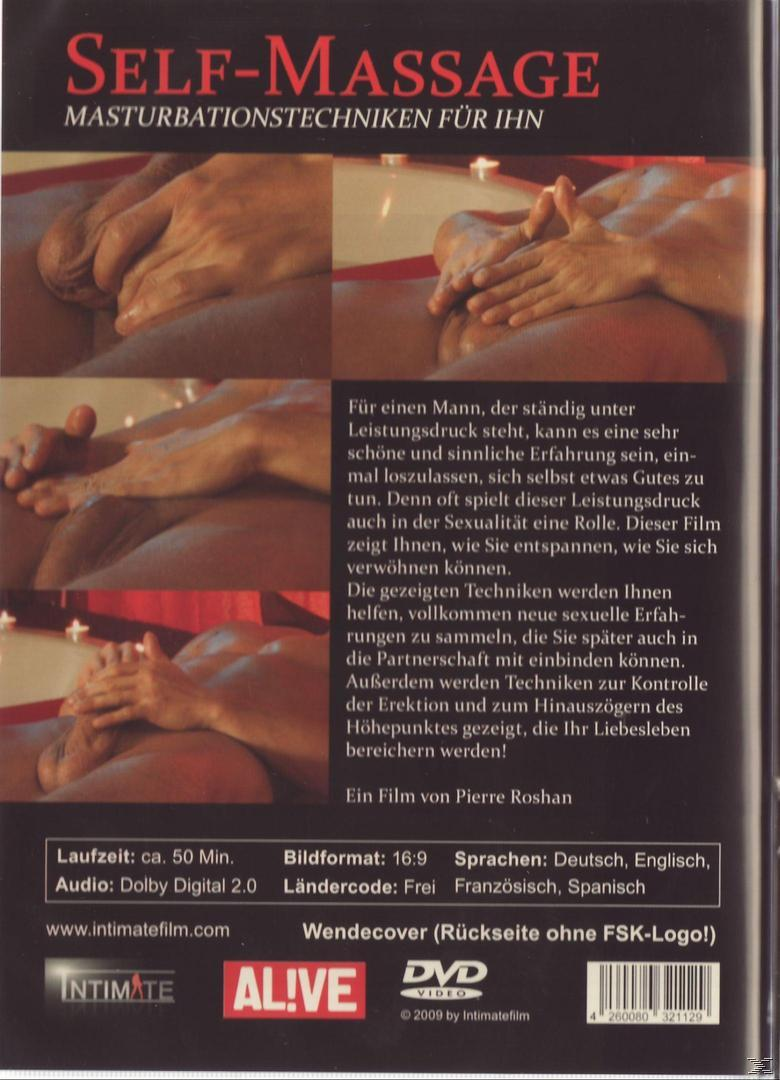 DVD-Cover: Nahaufnahmen von Männerhänden, die Selbstmassagetechniken ausführen. Text auf Deutsch.