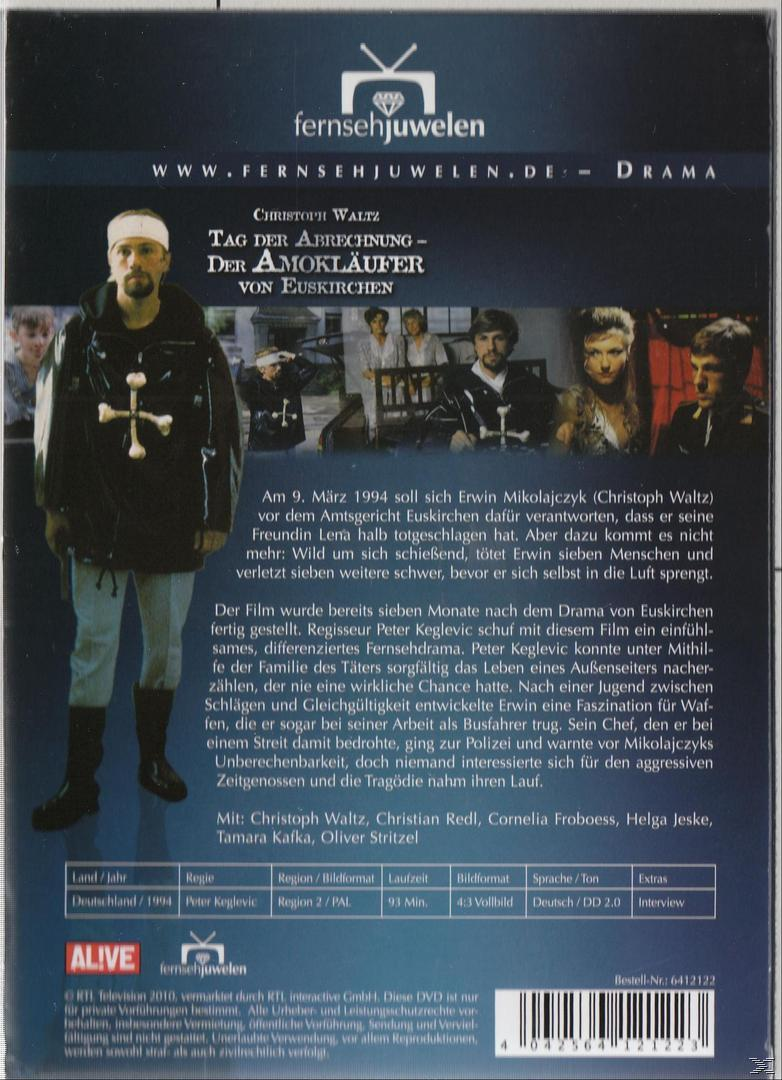 DVD-Cover mit Christoph Waltz und Text, das eine Dramaszene darstellt. Der Hintergrund zeigt andere Schauspieler.