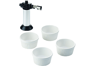 LEIFHEIT LEIFHEIT - Set Creme-Brulee - Bianco - Set Crème Brûlée Set (Bianco)