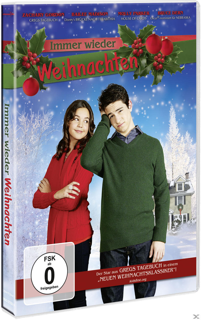 DVD-Cover mit zwei Teenagern vor einer verschneiten Szene und Text auf Deutsch.