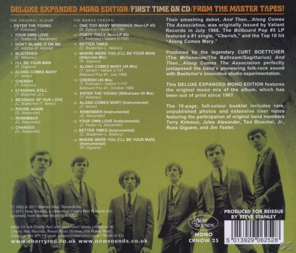 Albumcover: Schwarz-Weiß-Foto einer Band, Titelliste und Albumdetails.