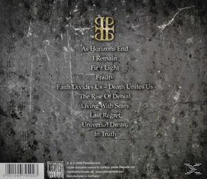 Rückseite eines Albums mit einer Titelliste, einem Logo und einem Barcode.