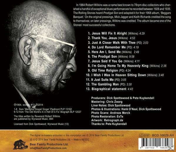 Robert Prodigal Wilkins - Son Reverend - (CD)
