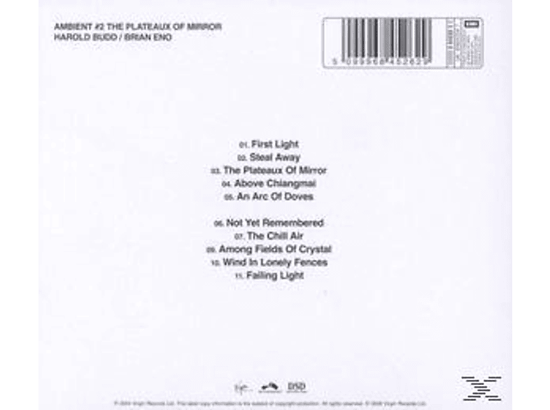 Thumbnail - Brian Eno - Ambient 2 / The Plateaux Of (CD)