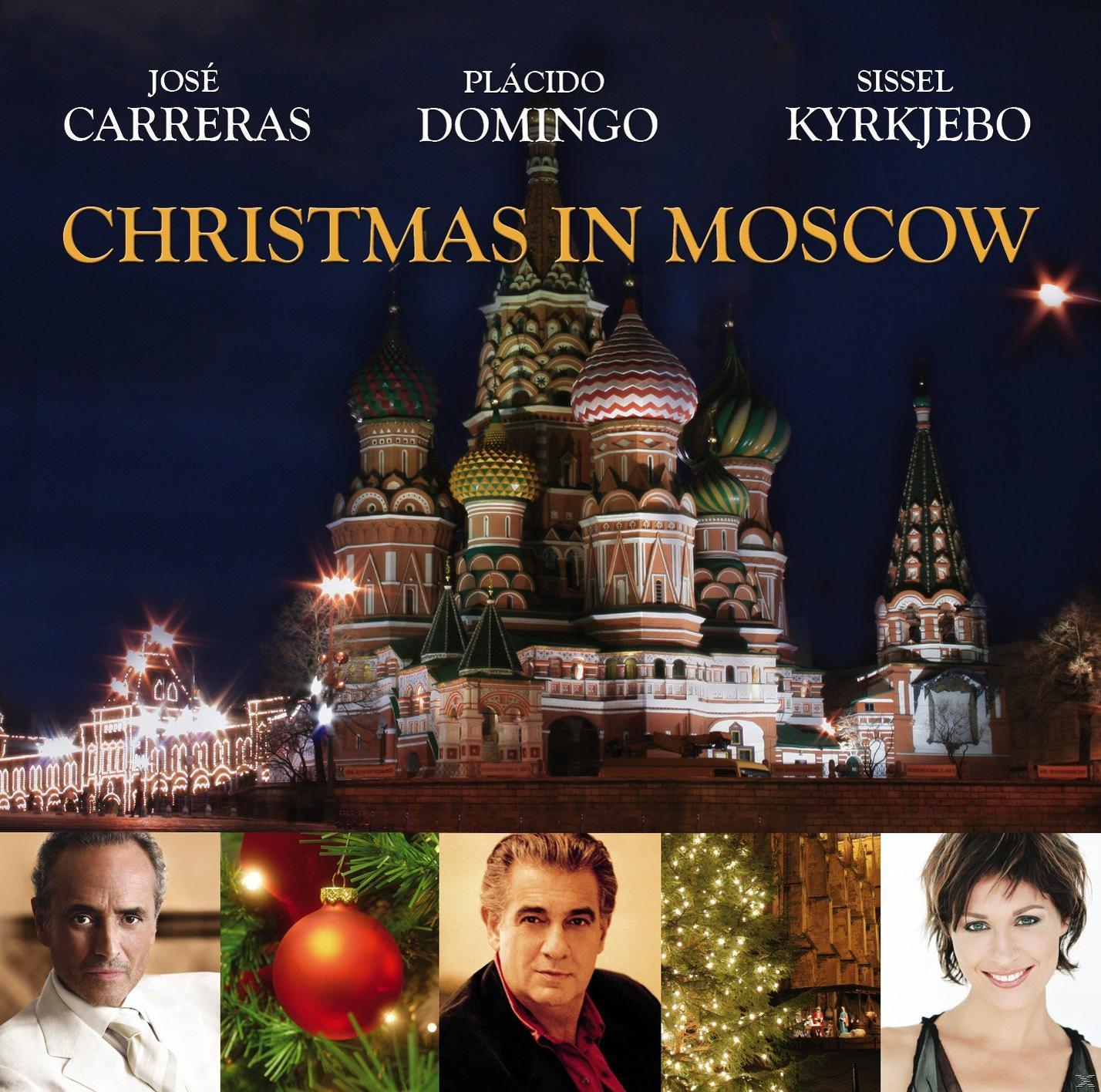 José Carreras, Plácido Sissel Domingo, - Christmas In Moscow (CD) Kyrkjebo 