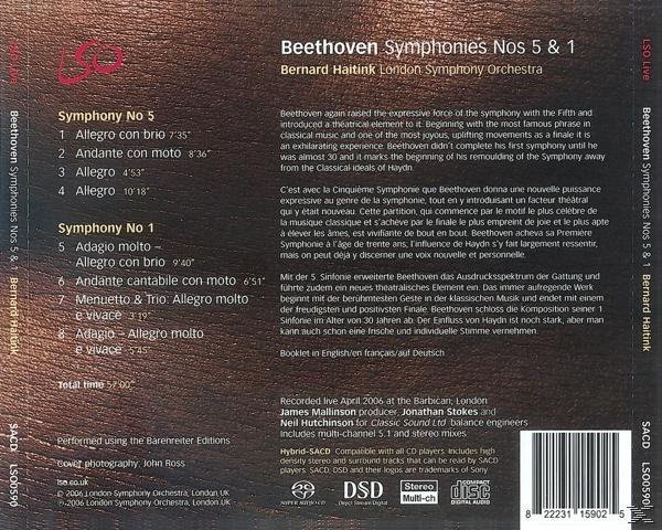 London Symphony Orchestra - Sinfonien 5 & 1  - (SACD Hybrid)