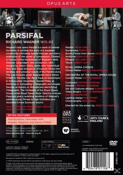 VARIOUS, Orchestra Of The Royal Opera House - Parsifal  - (DVD)