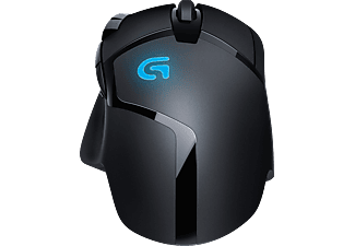 LOGITECH Logitech G402 Hyperion Fury - Gaming Mouse - Sensore ibrido Fusion Engine - Nero - Mouse gaming, Connessione con cavo, 4000 dpi, Nero