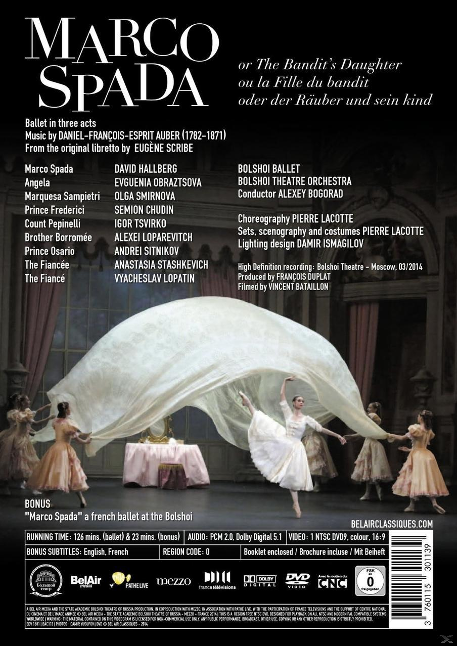Evguenia Obraztsova, Olga Smirnova, Semyon Chudin, Igor Tsvirko, The Bolshoi Theatre Orchestra, Hallberg David - Marco Sparda  - (DVD)