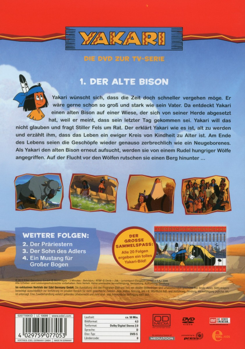 006 - Yakari - Der alte Bison DVD