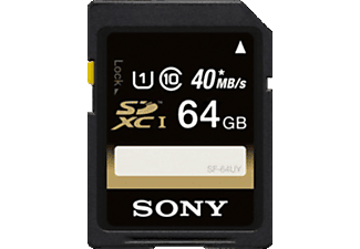 SONY SONY SF-64U scheda SD, 64 GB - Scheda di memoria  (64 GB, 40 MB/s, Nero)