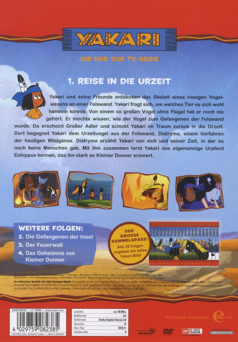 014 - Yakari - Reise in die Urzeit DVD