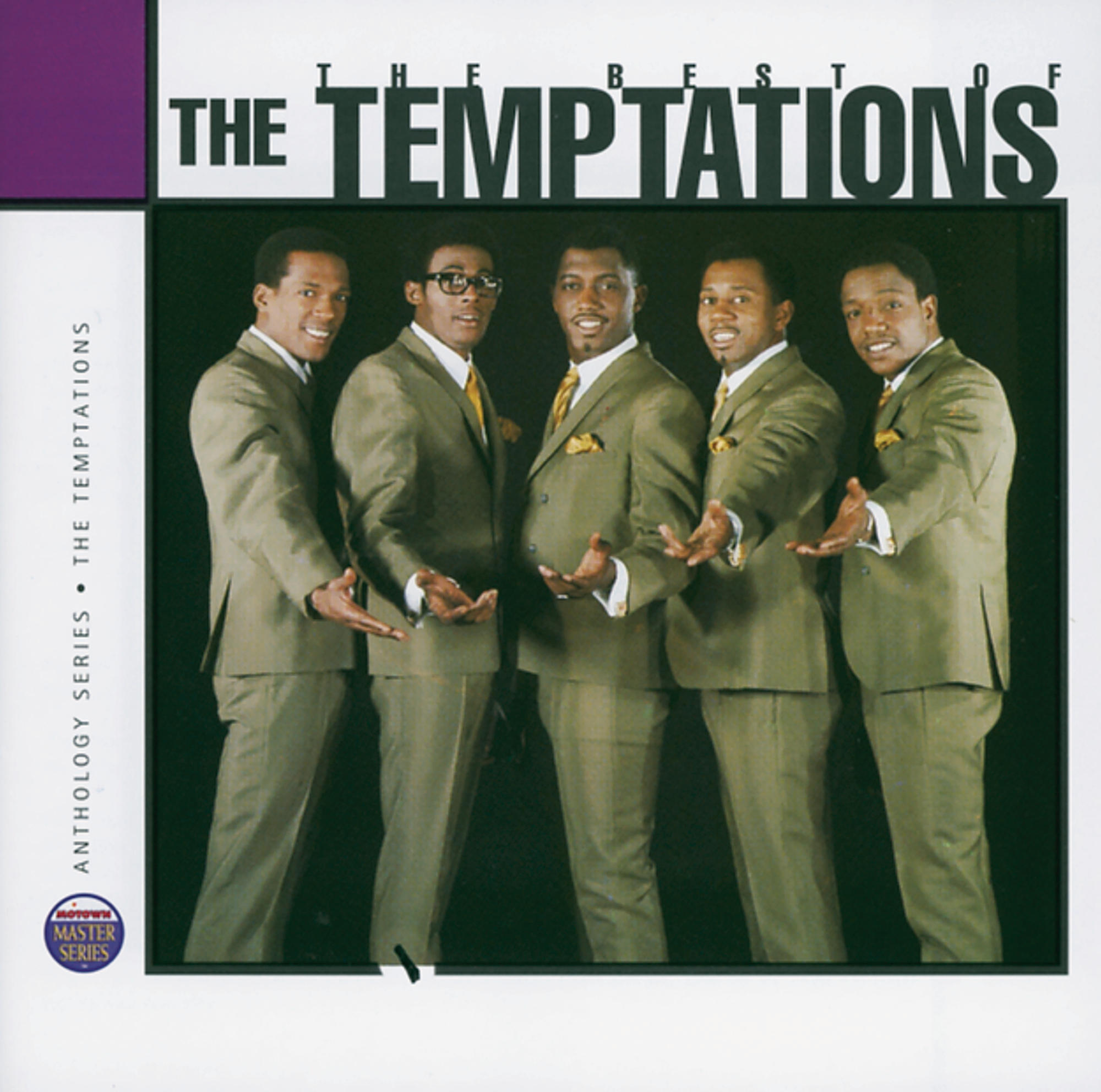 Albumcover: The Temptations. Fünf Männer in Anzügen posieren und schauen den Betrachter an.