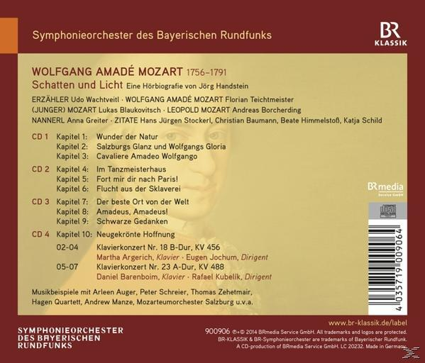 CD-Cover von Wolfgang Amadeus Mozart. Ein Porträt von Mozart ist sichtbar.