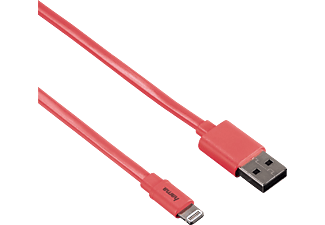 HAMA USB-Flachbandkabel, USB-Flachbandkabel, 1,20 m, Pink