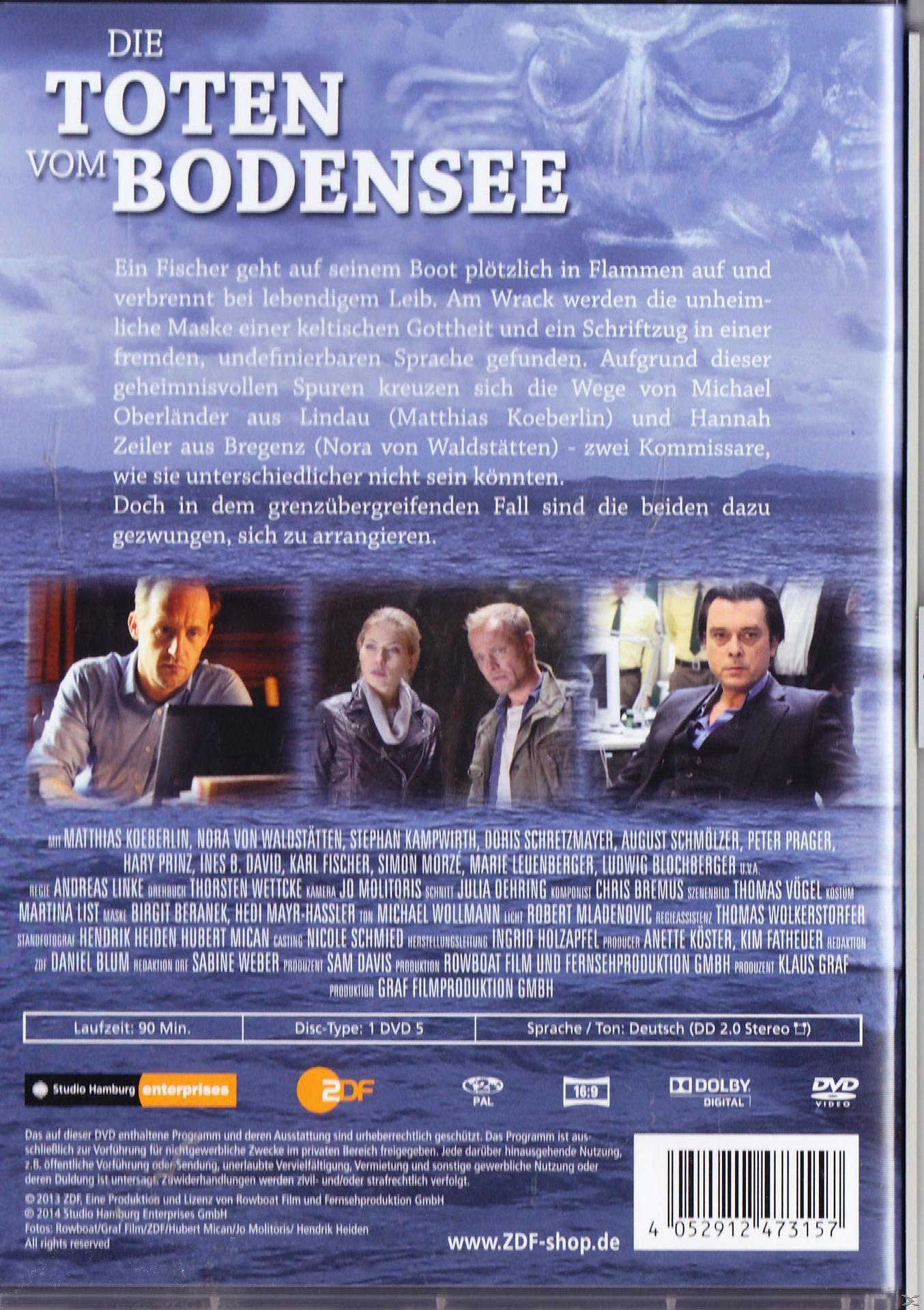 DVD-Rückseite mit Text und Bildern von Personen mit einem Titel auf Deutsch.