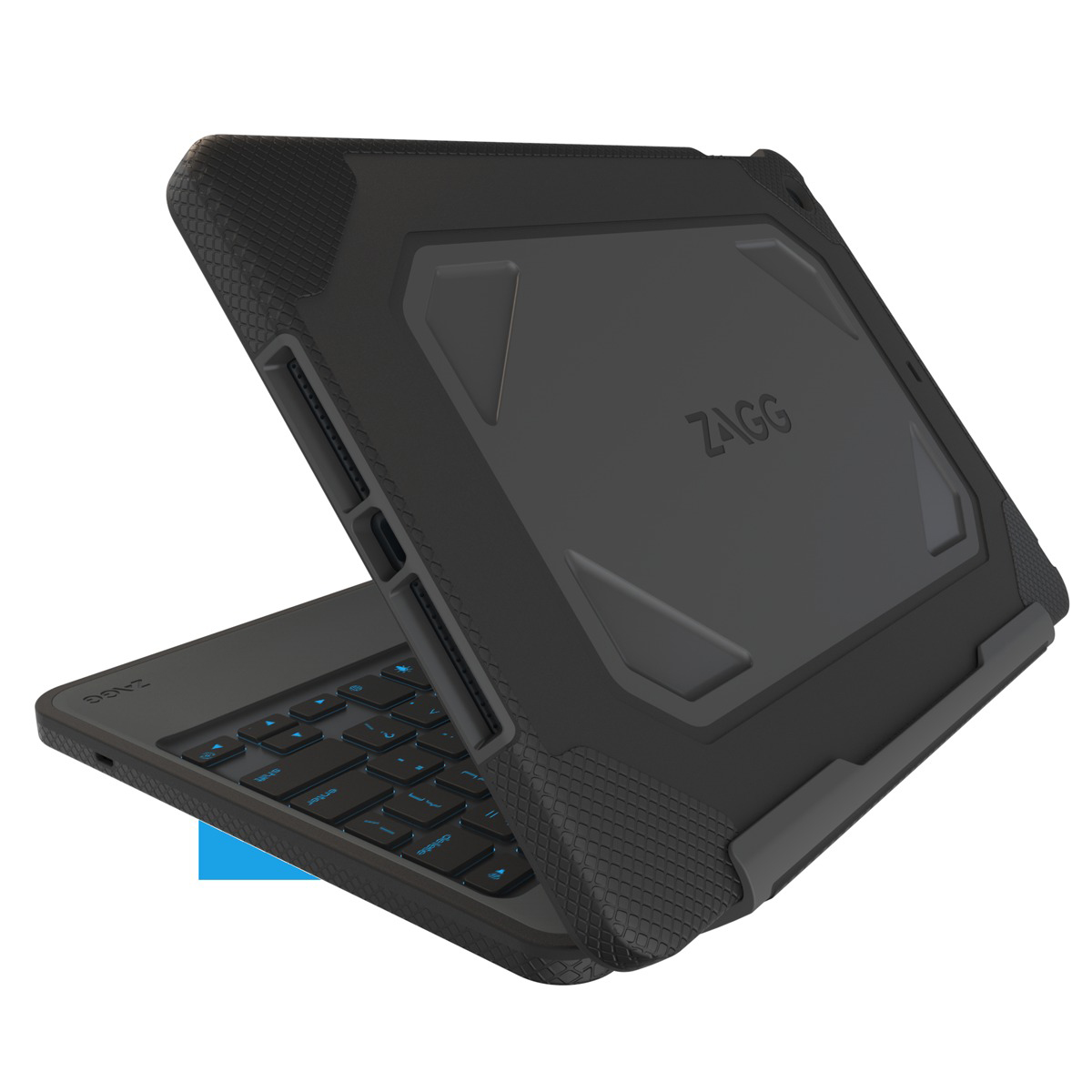 ZAGG ID5ZF2-BBG Outdoor Folio Keyboard Rugged Keyboard Case Schwarz