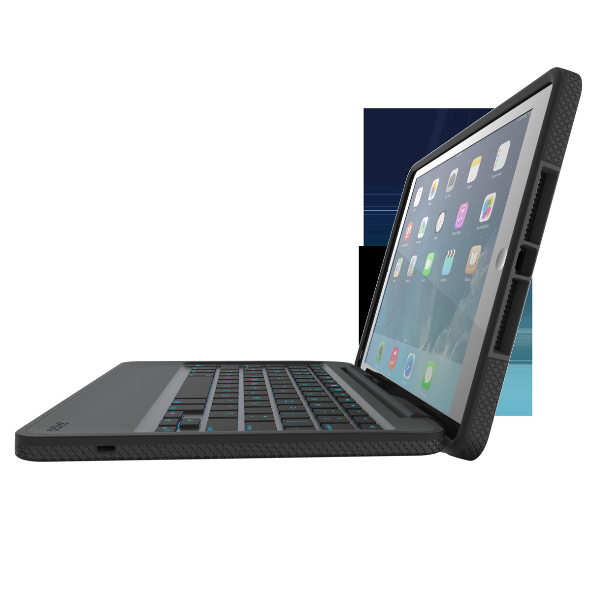 ZAGG ID5ZF2-BBG Outdoor Folio Keyboard Rugged Keyboard Case Schwarz