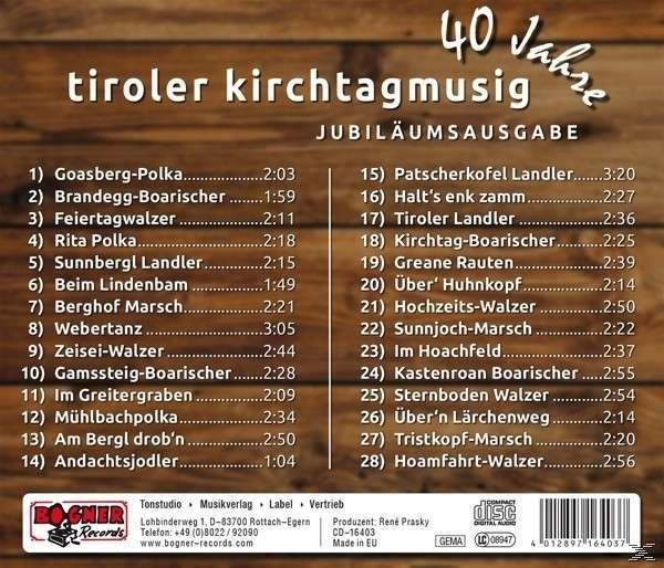 - (CD) Jahre-Jubiläumsausgabe Tiroler Kirchtagmusig - 40