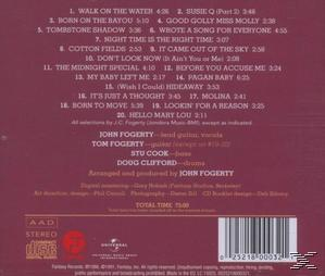 Album-Rückseite mit einer Liste von Songs und Credits.