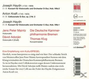 Jens Peter Maintz - Cellokonzerte 1 & 2/Cellosonate  - (CD)