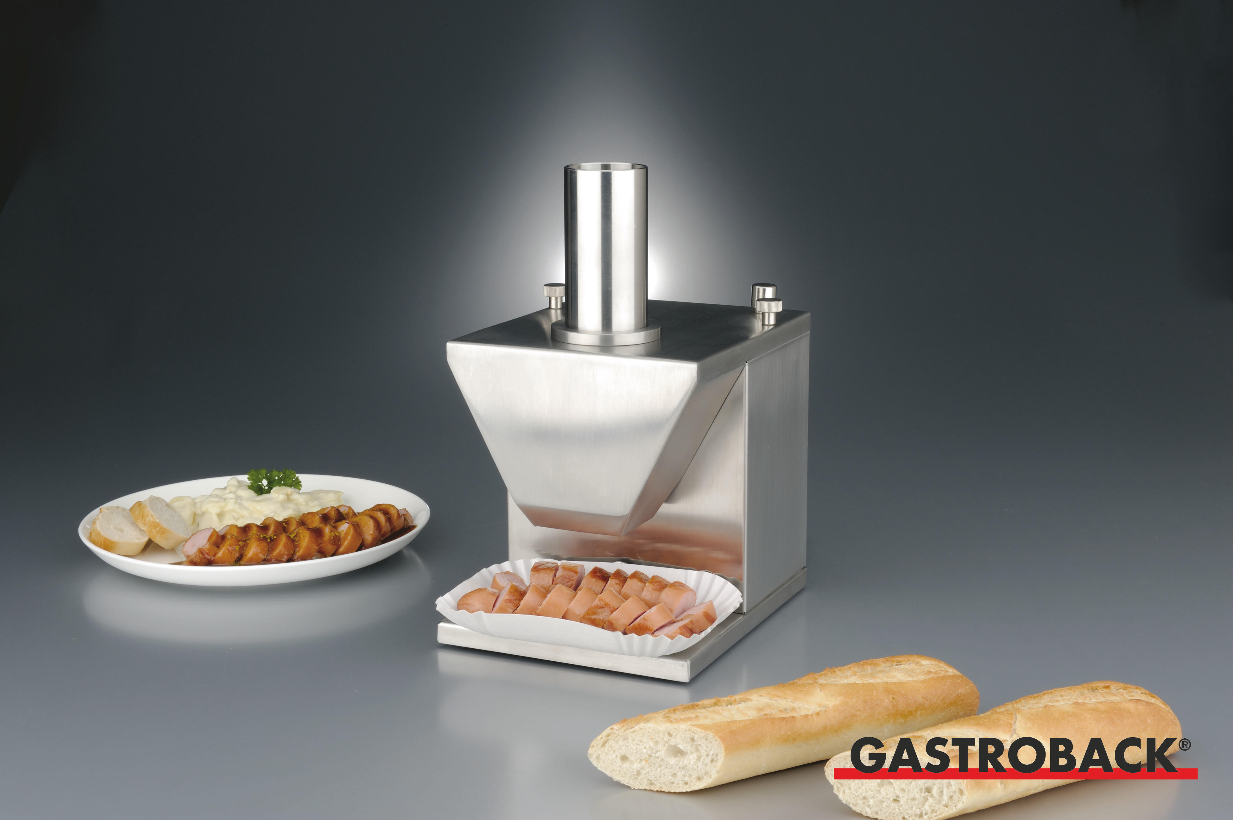 GASTROBACK 41404 Currywurstschneider Edelstahl