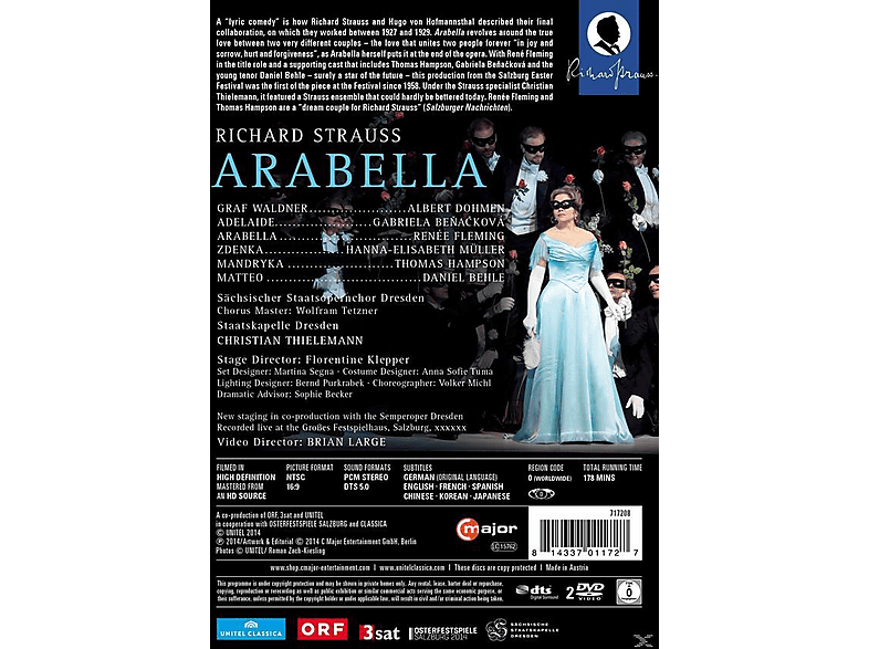 Thumbnail - VARIOUS, Staatskapelle Dresden, Sächsischer Staatsopernchor Dresden - Arabella (DVD)