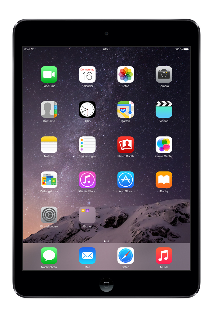 APPLE iPad Mini 2 ME276FD/A, Tablet, 16 GB, 7,9 Zoll, Spacegrau