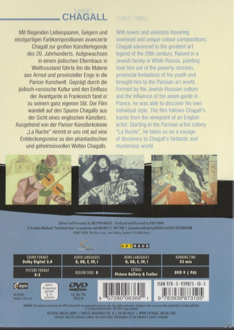 Marc Chagall - - (DVD) Documentary Art
