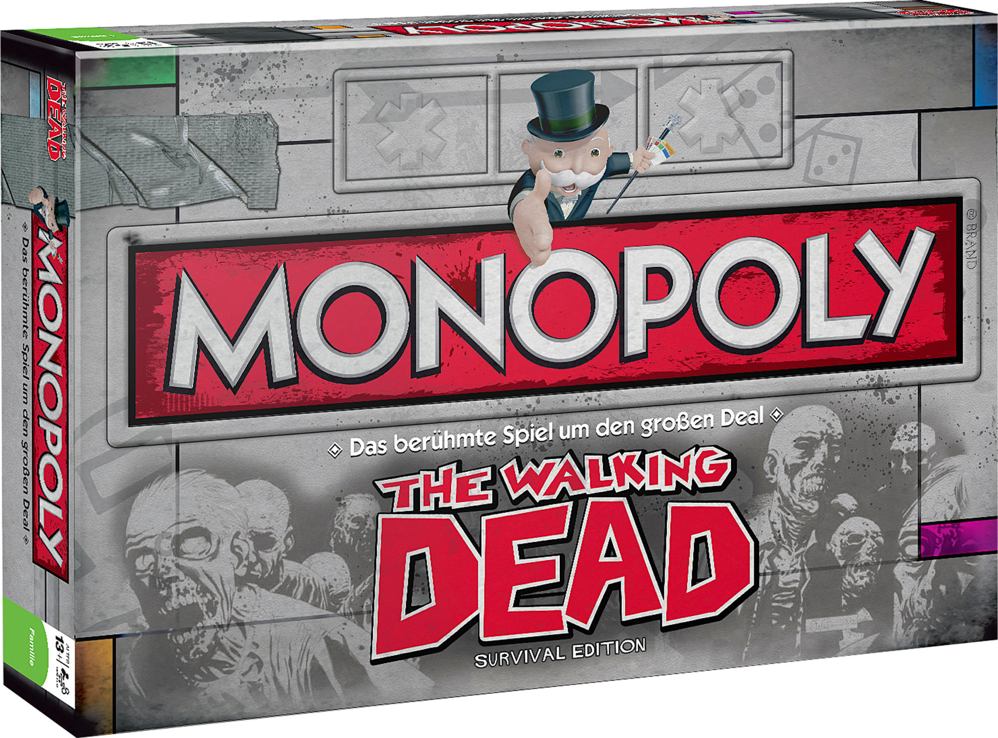 WINNING MOVES Monopoly The Walking Brettspiel Mehrfarbig Dead