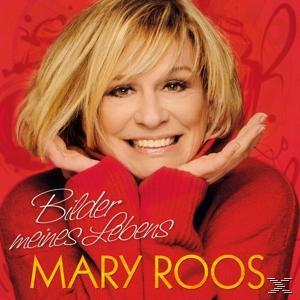 Albumcover: Mary Roos - Bilder meines Lebens. Mary Roos lächelt, mit rotem Hintergrund.